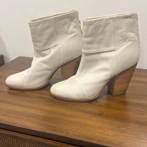 Rag & Bone Newbury Cream leather boots - 8.5
